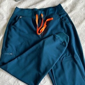 Figs deep reef Zamora jogger scrub pants